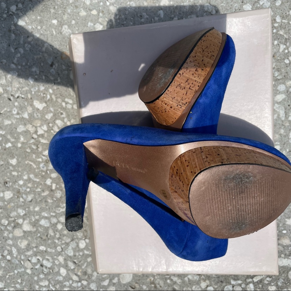 BCBG designer platform heels